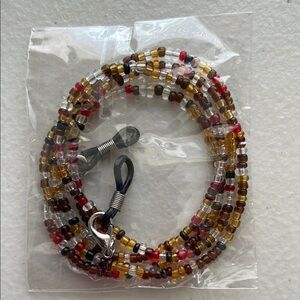 Multicolor Beaded Eyeglass Chain